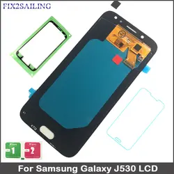 FAX2SAILING Super AMOLED ЖК-дисплей Дисплей Сенсорный экран сборки для Samsung Galaxy J5 2017 j530 SM-J530F J530M сменные детали для ЖК-экрана