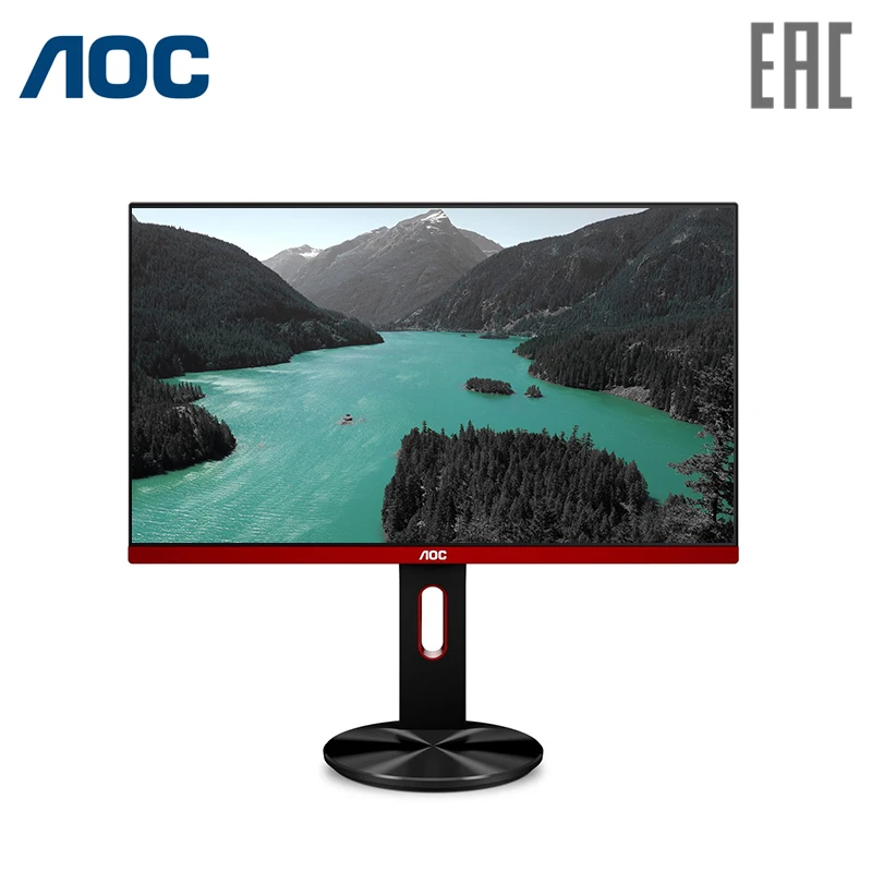 Компьютер монитор AOC G2590PX черный с Поворот экрана (светодиодный 1920x1080 1 мс 400 кд/м 20
