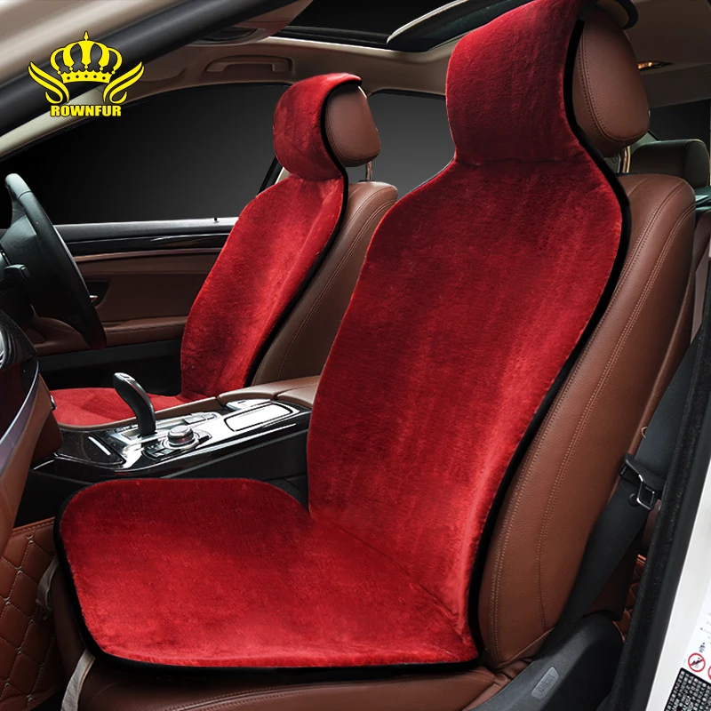 

2pc Accessories Seat Cover for car universal size short faux fur material for car opel astra k for car land cruiser 200 in 2018