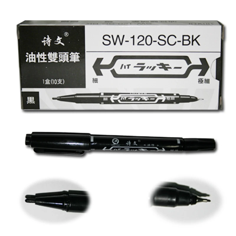 

Tattoo Thermal Pen 10pcs/set Red Black Blue Drawing Pen Transfer Stuff Tattoo Accesories Free Shipping