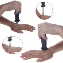 1pc Trick Dagger Knife Retractable SLIDE IN Blade Fun Joke Prank Halloween Prop Fake Gag Toys 18cm Hot Selling Free Shipping