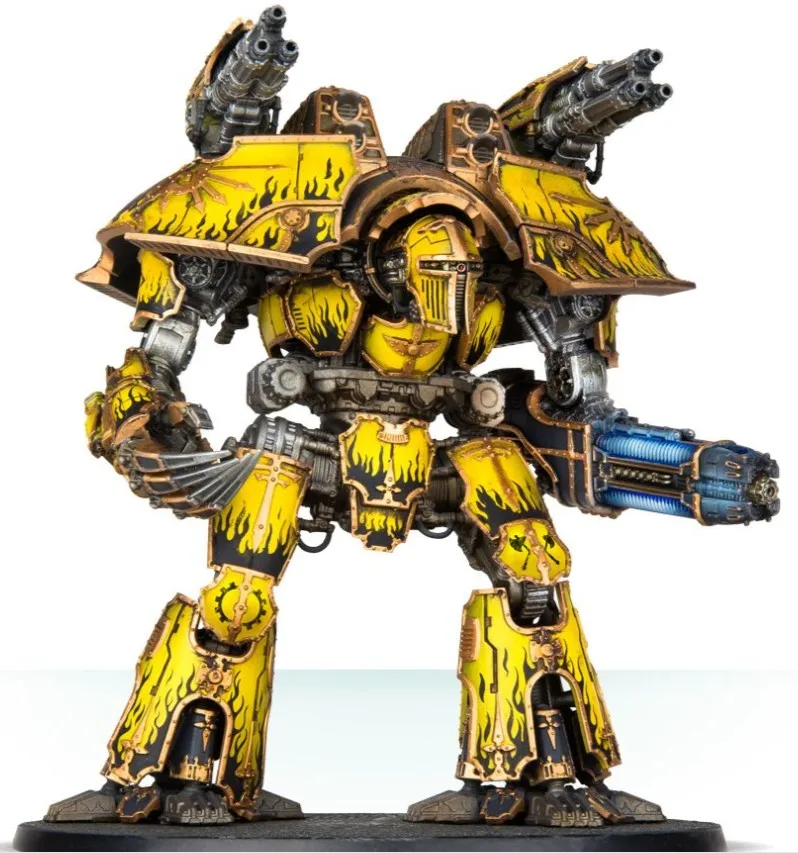 Adeptus Titanicus Warlord Battle Titan с плазменным уничтожителем и когтями силы Бесплатная