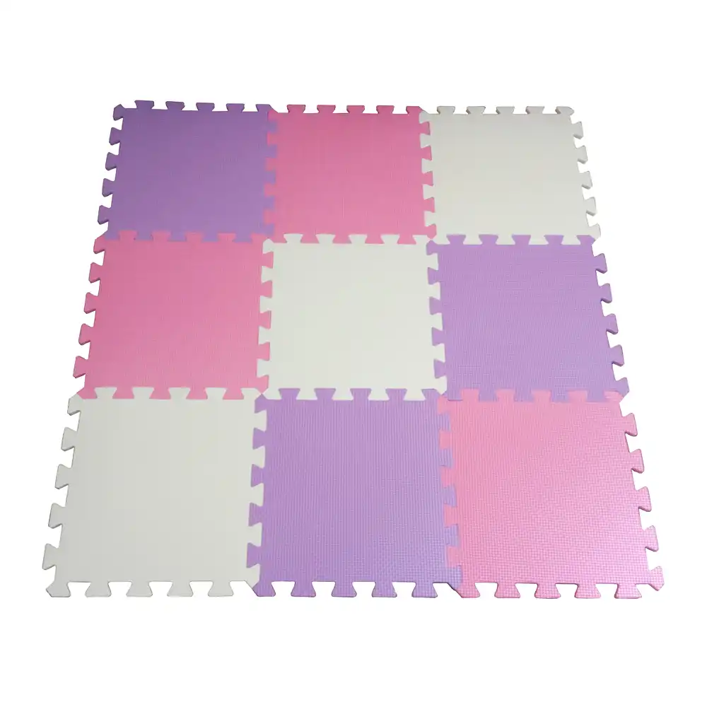 baby girl foam play mat
