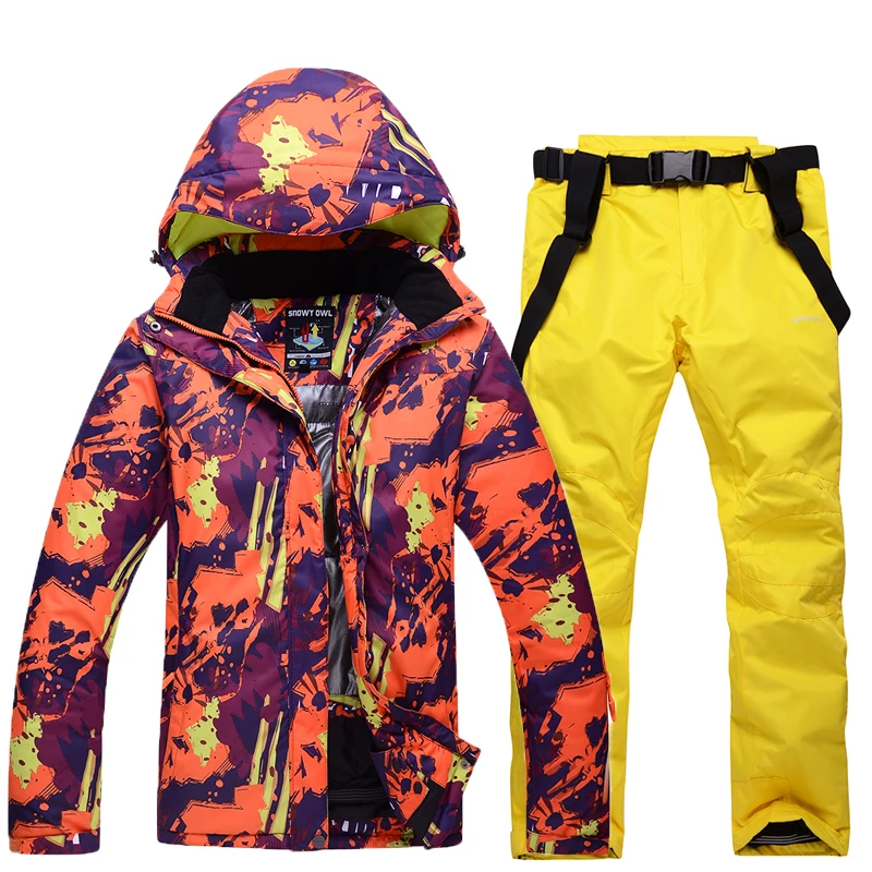 Открытый Теплый ансекс лыжный костюм наборы куртка водонепроницаемый ветрозащитный дышащий альпинистский горный Зимний Открытый Сноубординг лыжный костюм