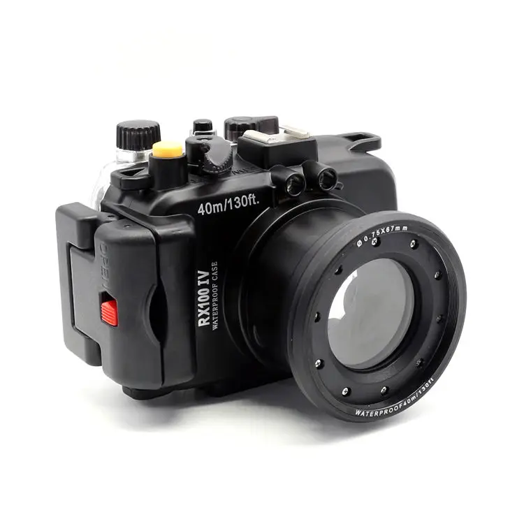 40 м/130 футов водонепроницаемый корпус камеры чехол для Sony RX100 IV/RX100 M4 подводная