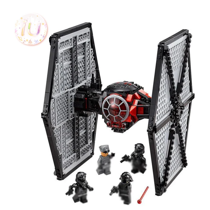 

legoings Star Series 75101 First Order Special Forces TIE Fighter Building Blocks Gift Toys For Children War 548Pcs BELA 10465