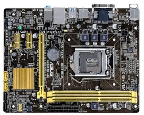 Разъем LGA 1150 для ASUS H81M-E,, б/у настольный компьютер для Intel H81, материнская плата DDR3, USB3.0, SATA3 PCI-E3.0