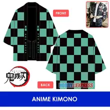 Хобби Экспресс японского аниме Kimetsu no Yaiba FGO DAL традиционное кимоно юката кардиган косплей костюм
