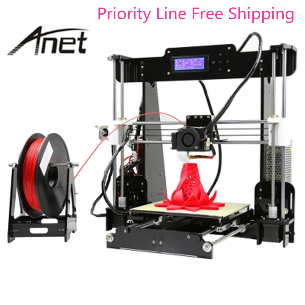 Оригинал Anet A8 автоматический уровень нормальный 3d принтер 0 4 мм насадка Reprap i3