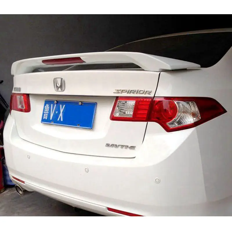 For Honda accord Spoiler 2008 2013 accord lip ABS Material Car Rear Wing Primer Color Rear