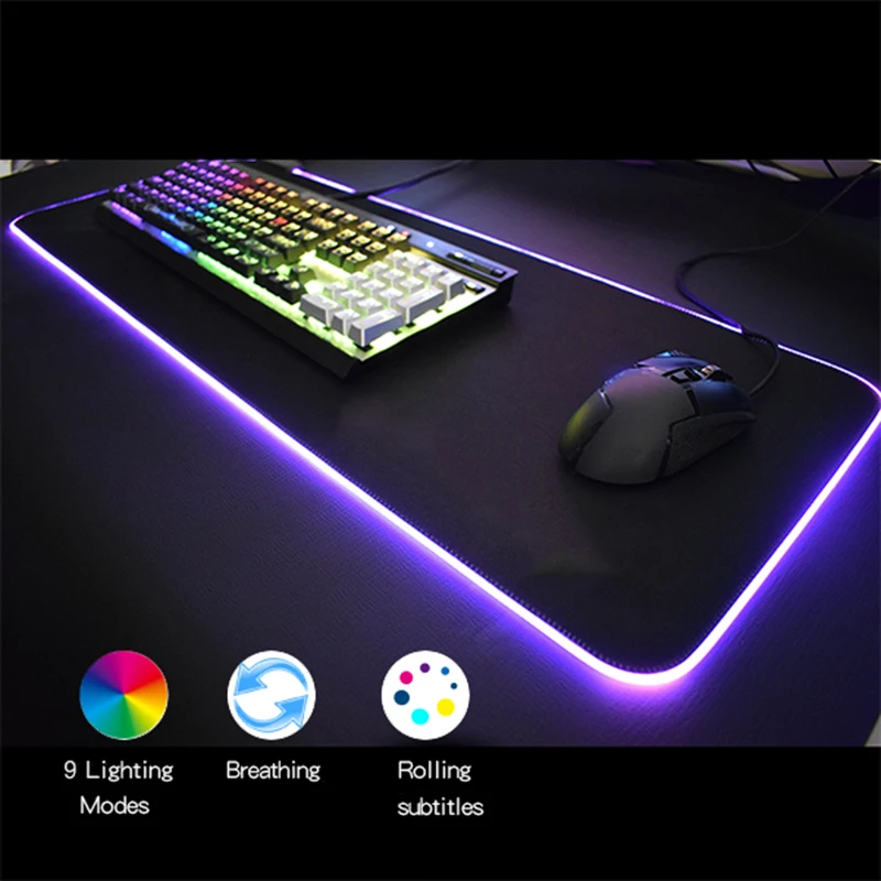 Ultra-Thin Large Anti-Slip Table Computer PC Desk Keyboard Game Mouse Pad Mat