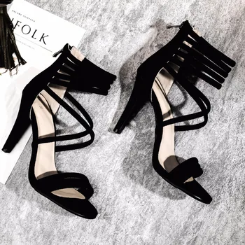 

AFUID Summer 2018 New Women's Sandals Handmade Flower High Heels 6CM Genuine Leather Top Qulaity Women Pumps Party Shoes Price: