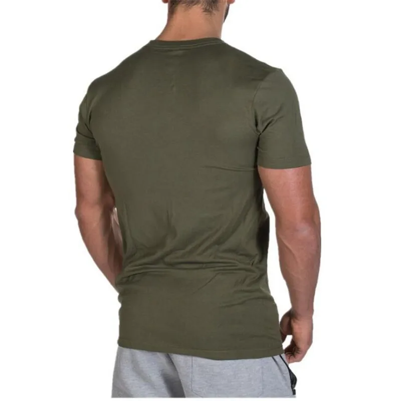 NANSHA Gyms Clothing Fitness T-shirt Men Fashion Hip Hop Summer Short Sleeve T-shirt Cotton Bodybuilding Muscle T-Shirts NANSHA Gyms Clothing Fitness T-shirt Men Fashion Hip Hop Summer Short Sleeve T-shirt Cotton Bodybuilding Muscle T-Shirts
