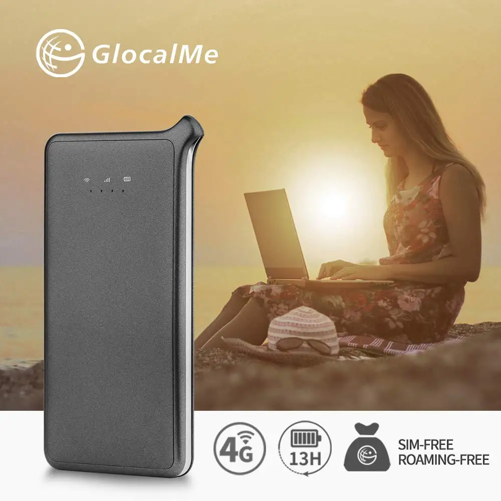  GlocalMe 4G U2S WiFi Router Free Roaming Fast Network Worldwide Portable LTE Wireless Wi-fi Router 