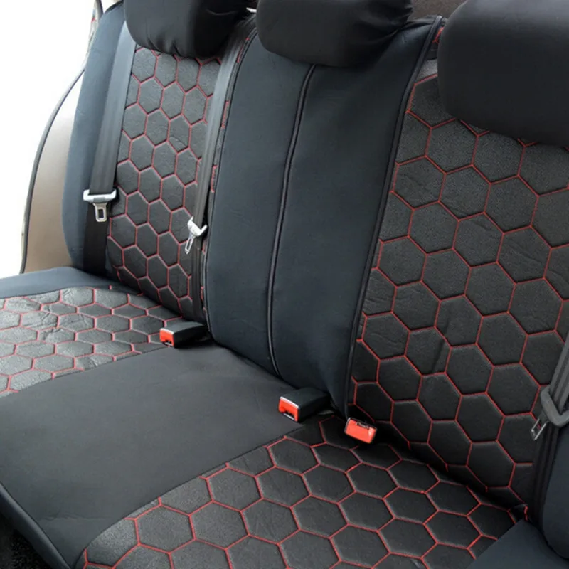 Чехол для сиденья автомобиля, совместимая подушка безопасности красного цвета для Nissan peugeot Toyota RAV4 Corolla Vios Yaris Prius Camry Weiz