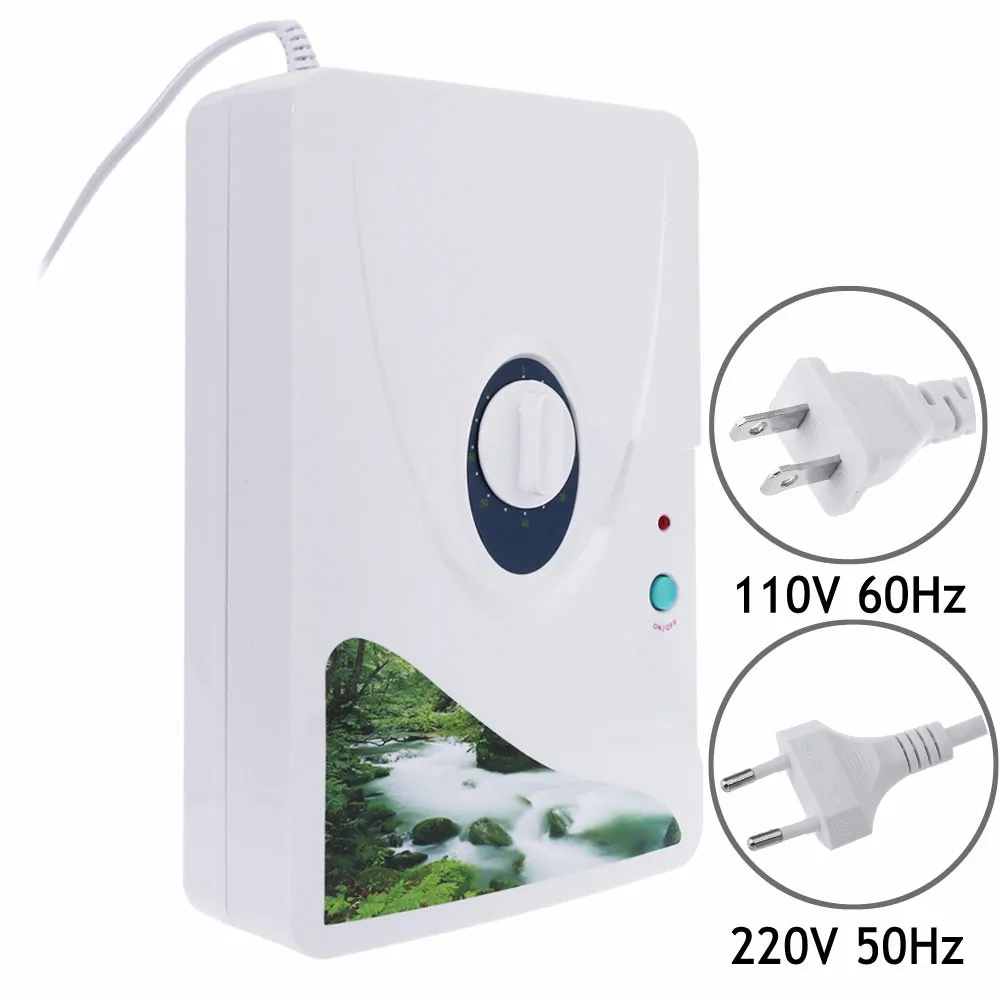 Генератор озона Стерилизатор озонатор воздуха ионизатор O3 таймер очистители воздуха овощные мойки очистка воды воздуха