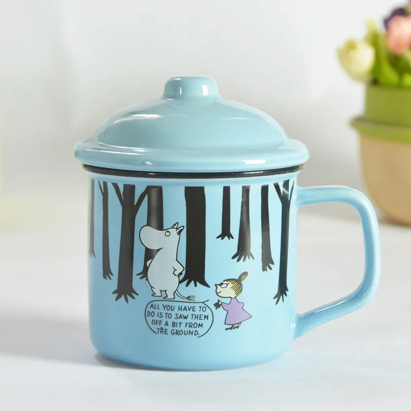 

Mumin Finland 1PC 300ml Ceramic Creative Cartoon Milk Coffee Breakfast Mug Water Lovers Cup Caneca Moomin Cups And Canecas Mugs