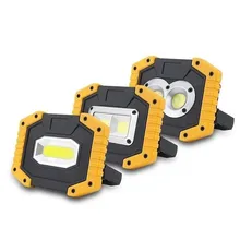 3 режима освещения светодиодный переносной прожектор рабочий свет USB Водонепроницаемый IP65 перезаряжаемые многоламповые прожекторы лампа Открытый Охота Кемпинг