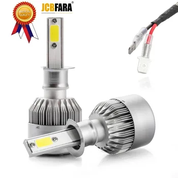 

2PCS Car headlight Mini Lamp H7 LED Bulbs H1 LED H7 H8 H11 Headlamps Kit 9005 HB3 9006 HB4 For Auto 12V LED Lamp FOR LADA NIVA