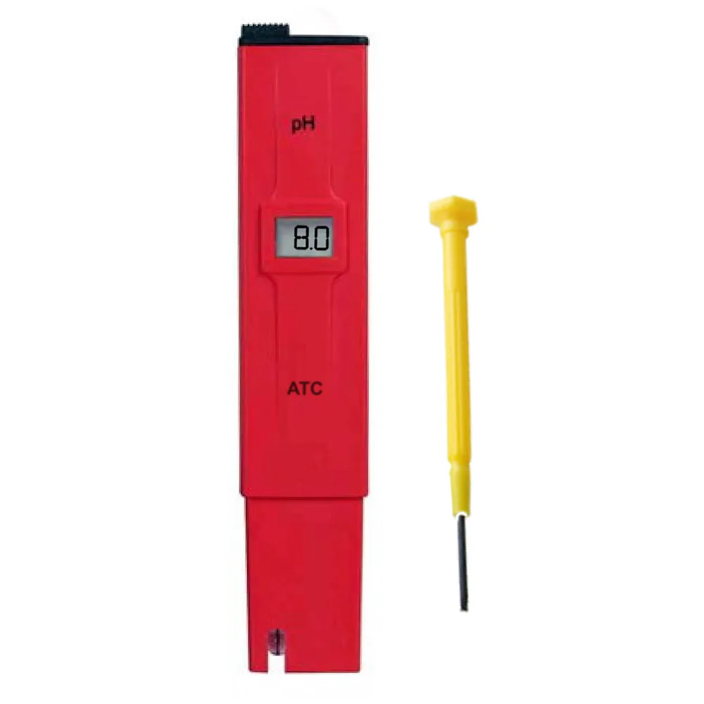 Pocket Size 0.0 14.0 pH Meter +/ 0.1pH ATC Measurement Portable Kit for