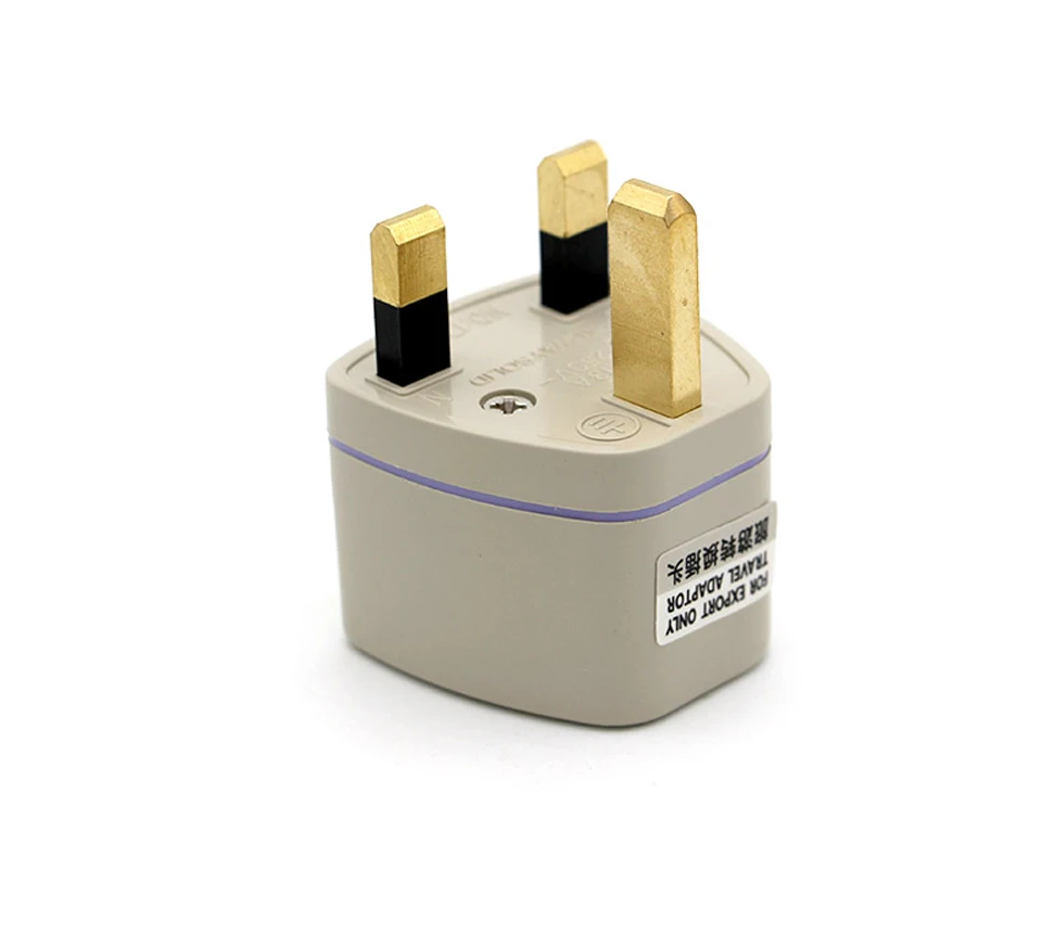 Multifunctional EU US AU to UK Plugs adapter Power Converter Plugs 2 Pin Socket EU to England Travel Charger Adapter Converter (12)