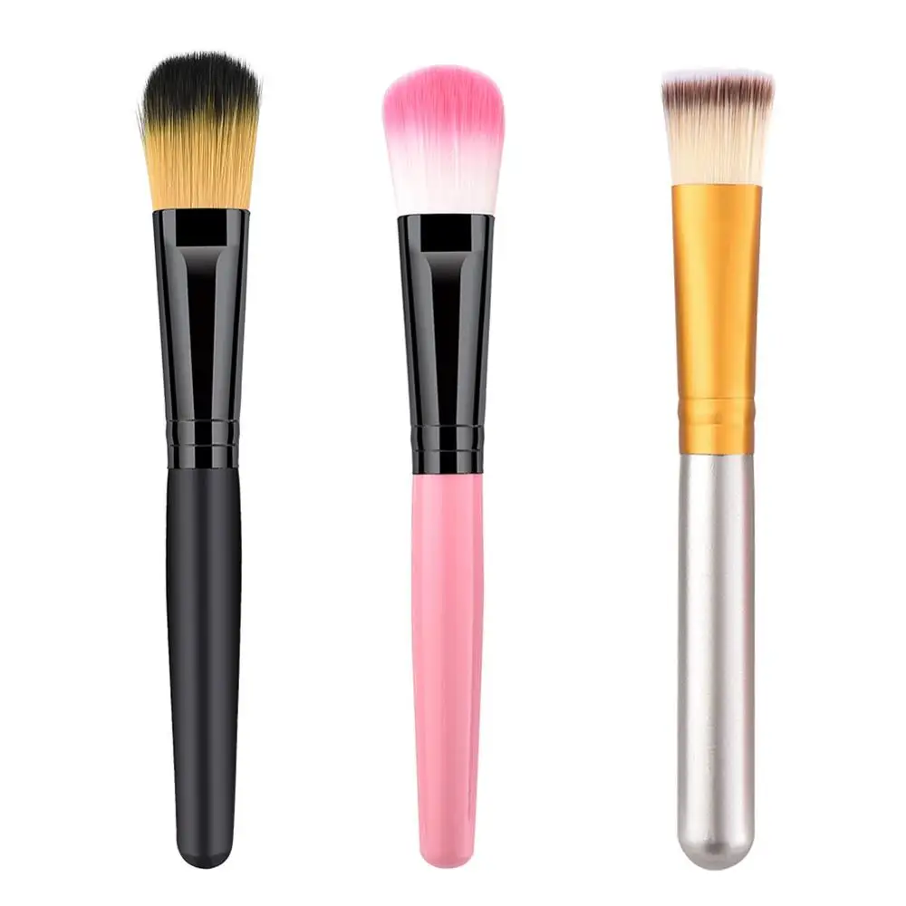 1pc Pro Makeup Brush Soft Nylon Hair Wooden Handle