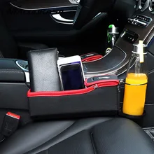 

Car Seat Crevice Storage Box Cup Drink Holder Organizer Auto Gap Pocket Stowing Tidying For Phone Pad Card Coin Case Accessories