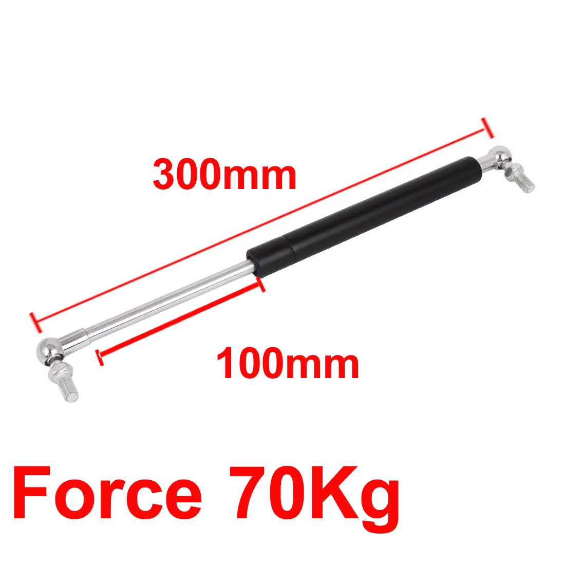 UXCELL 5Kg 11Lb Force Auto Liftgate Arm Shock Proof Gas Spring Strut Prop Rod