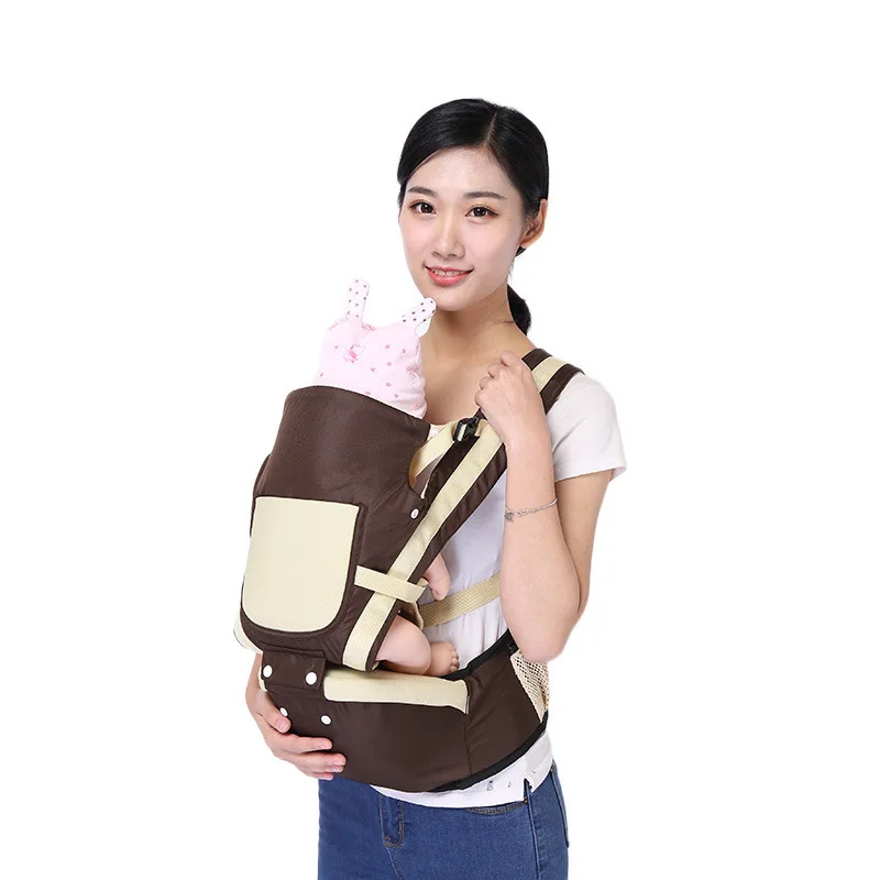 

Safe Ergonomic Carrier Backpack Hipseat For Newborn Prevent O-type Legs Sling Infant Sling Pouch Wrap Baby Kangaroo Baby Carrier