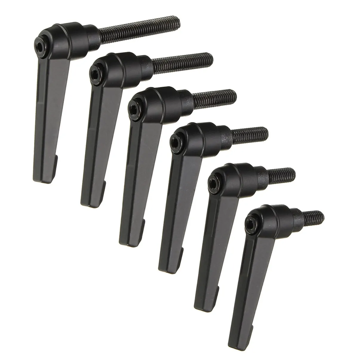 

M8 16-50mm Clamping Lever Machinery Adjustable Handle Locking External Male Thread Knob Hex Screws