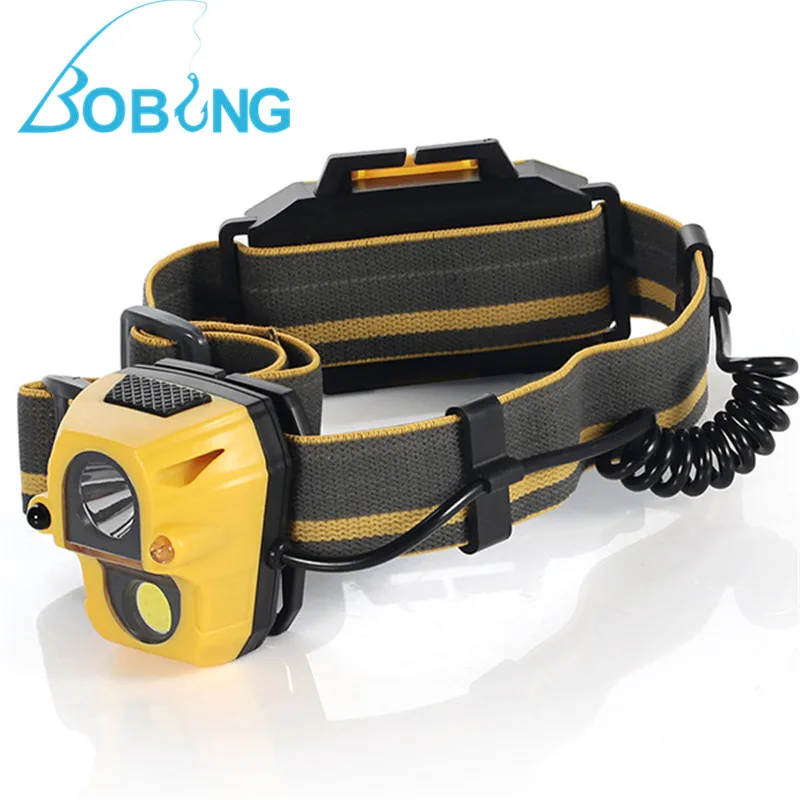 

Bobing New 8W 1200 Lumens LED Headlight Fishing HeadLamp 4 Modes Outdoor Sports Fishing Tools Headset Lights Accessories