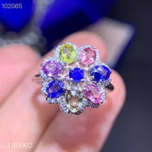 KJJEAXCMY boutique jewelry 925 sterling silver inlaid natural sapphire gemstone female luxury ring support detection kjjeaxcmy boutique jewelry 925 sterling silver inlaid natural garnet gemstone female ring new support detection