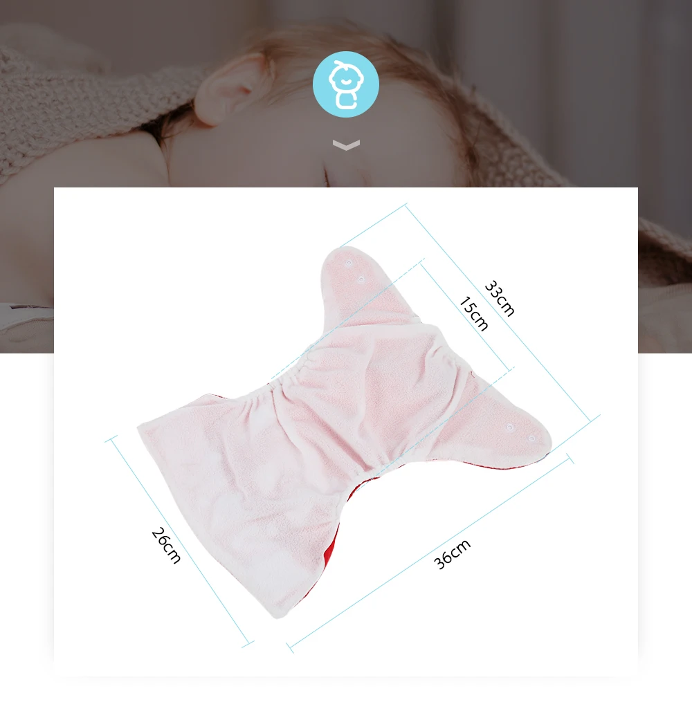 MrY Детские регулируемые герметичные подгузники брюки для тренировок многоразовые Washable моющаяся мягкая хлопковая для новорожденных