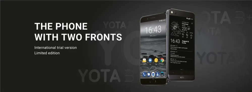 Полом Yota(Йота) 3+ Yotaphone3+ Глобальная версия 64G/128G Android8.1OctaCore двойной Экран 5," FHD Экран 5,2" сенсорный экран E-ink Snapdragon смартфон