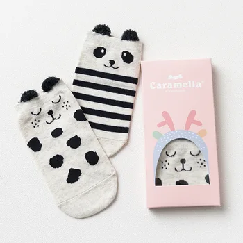 

Socks set "Panda and dog", 2 pairs