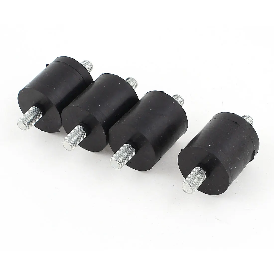 UXCELL 4Pcs 1 1/4" X 1 1/8" Rubber Shock Absorber Vibration Isolator