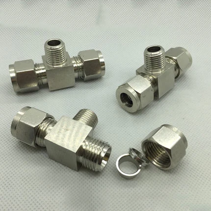 

304 Male Branch Tees,ZG Pipe Compression Fitting,Stainless Steel Tube Compression Fittings
