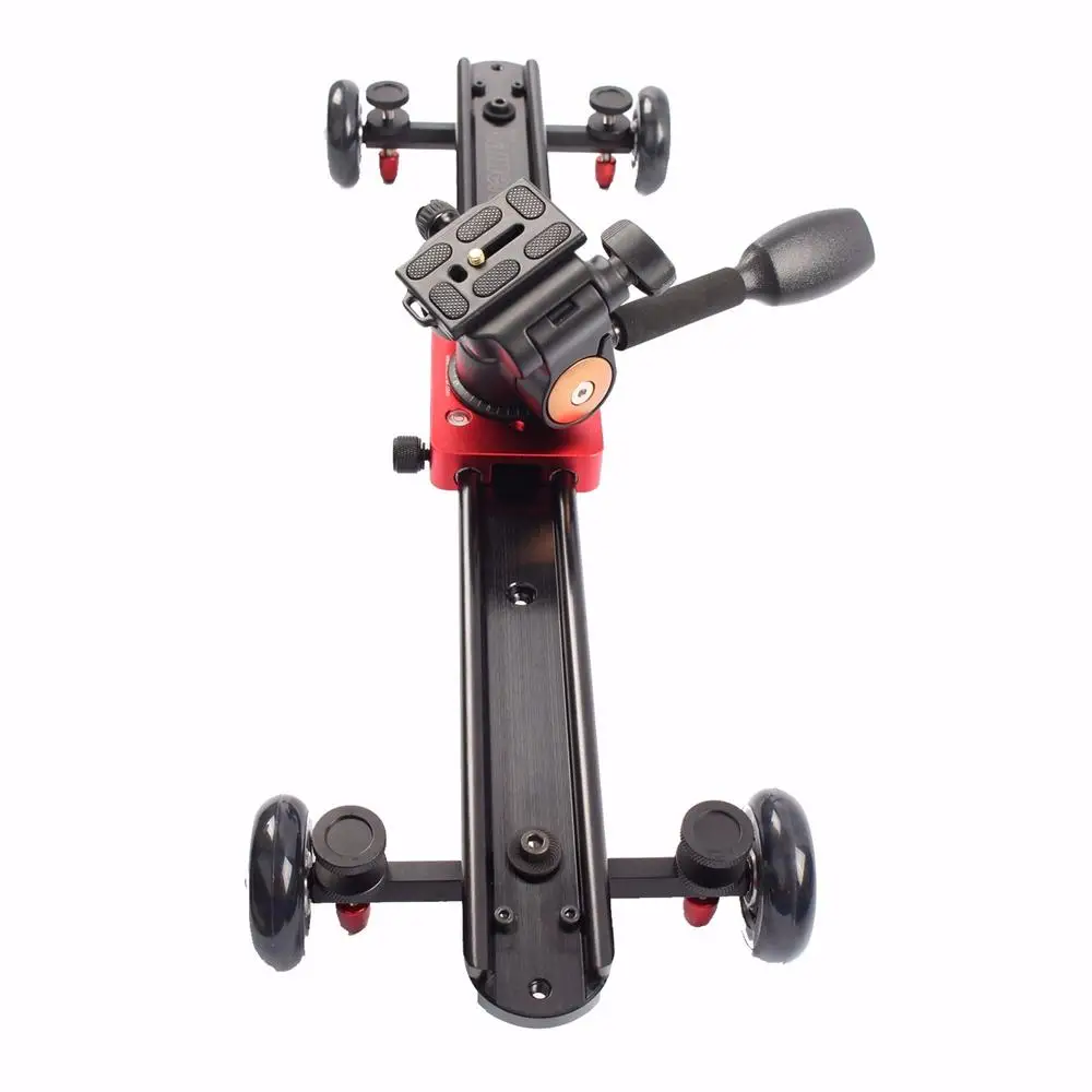 

Fotopal Kamerar SD-1 Slider Dolly camera track Slider Dolly Car For DSLR RIG Camera Slider Dolly +Tripod head For DSLR Camera