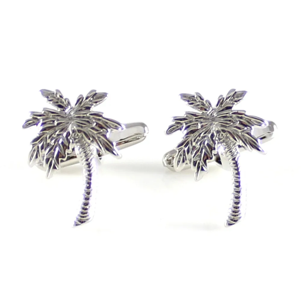 

Men's Coconut Tree Cuff Links Palm Tree Cuff Links Novelty Tree Cuff Links Wedding Cuff Links