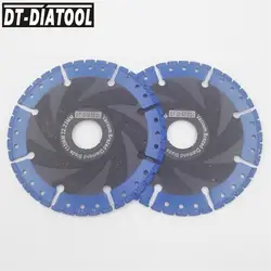 DT-DIATOOL 2 шт. диаметр 4,5 "ВАКУУМНОЙ ПАЙКИ Diamond резка диск для сталь трубы камень железобетонный снос режущие диски