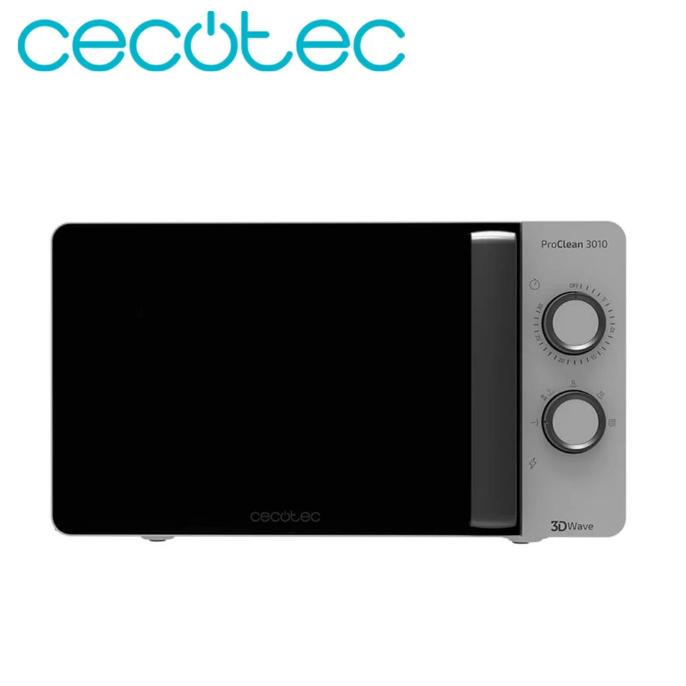 Cecotec Microwave ProClean 3010 Capacity of 20 Liters Powerful 600W Technology 3DWave Timer Elegant design Easy to Use and Clean Cecotec Microwave ProClean 3010 Capacity of 20 Liters Powerful 600W Technology 3DWave Timer Elegant design Easy to Use and Clean