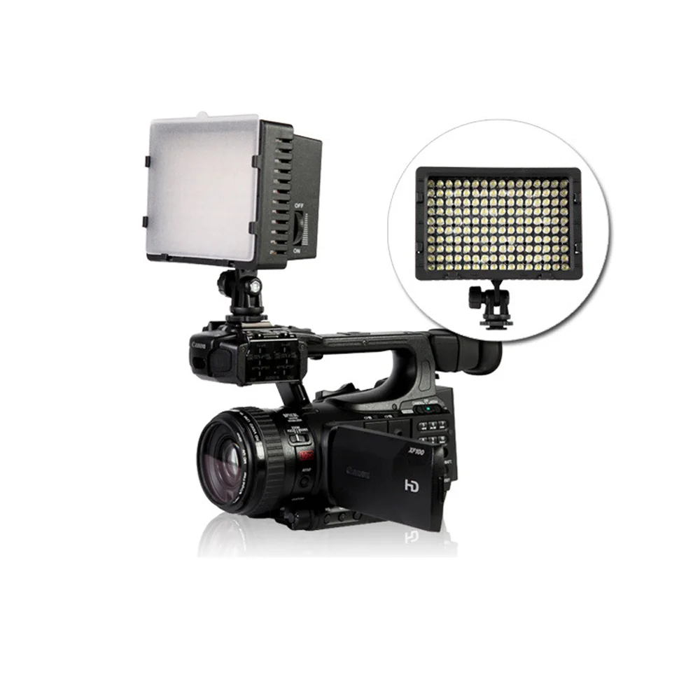 Nanguang CN-160, CN 160 светодиодный светильник для видеокамеры DV видеокамера фото светильник ing 5400K для Canon Nikon