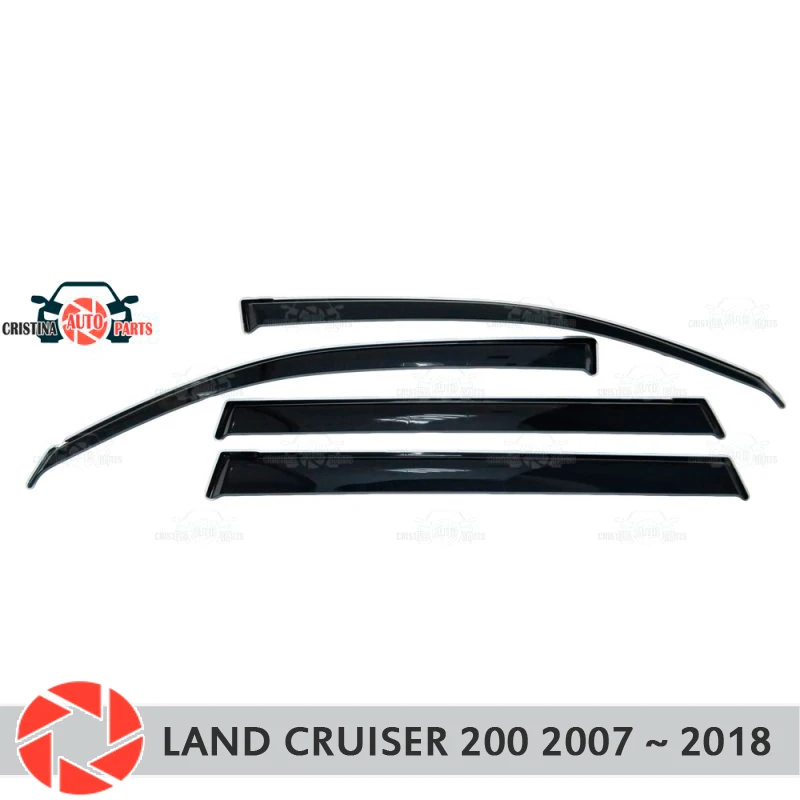 Оконный дефлектор для Toyota Land Cruiser 200 2007 ~ 2018 от дождя защита грязи украшение