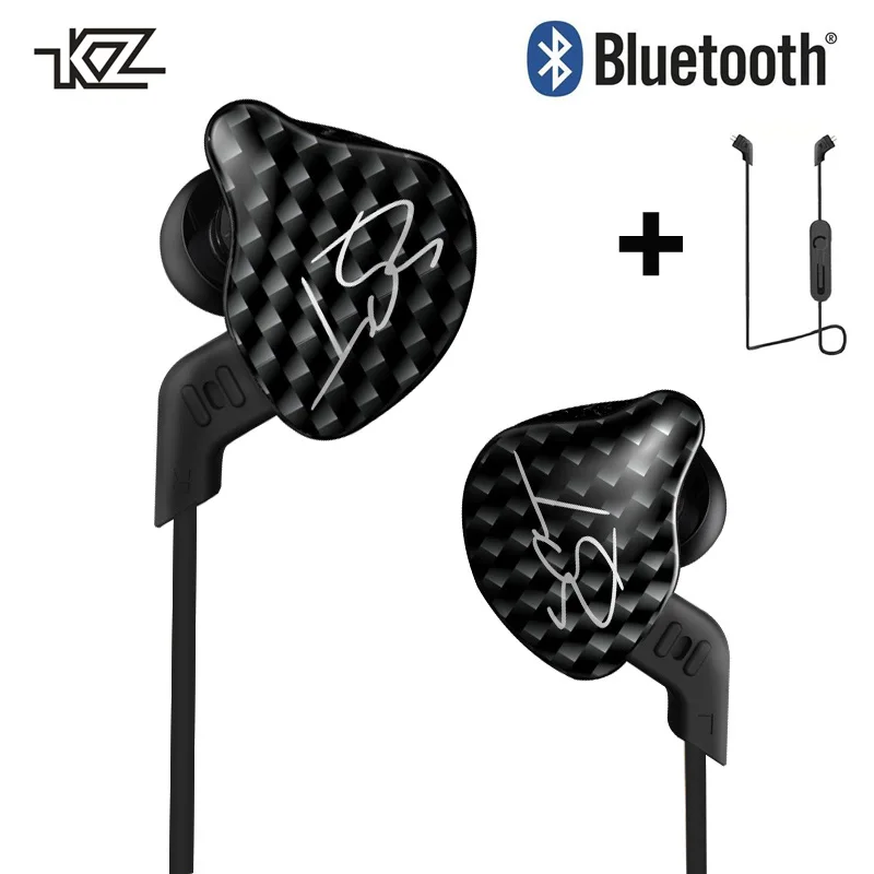 

KZ ZST Bluetooth Earphone MMCX Hybrid HIFI DJ Sport Wireless Earbuds In Ear Earphones with/no Microphone Headset For Phone