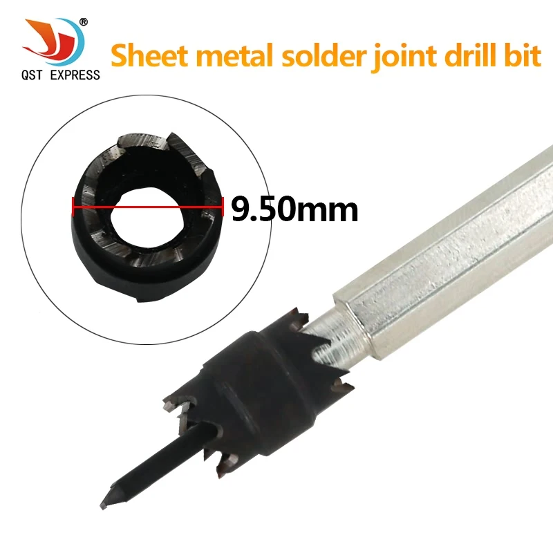 

HSS6542 High Speed Steel Solder Point Drill Saw Cutter Hex Shank Removal Solder Point Power Tool Set Repair Anchor Point 8-9.5mm