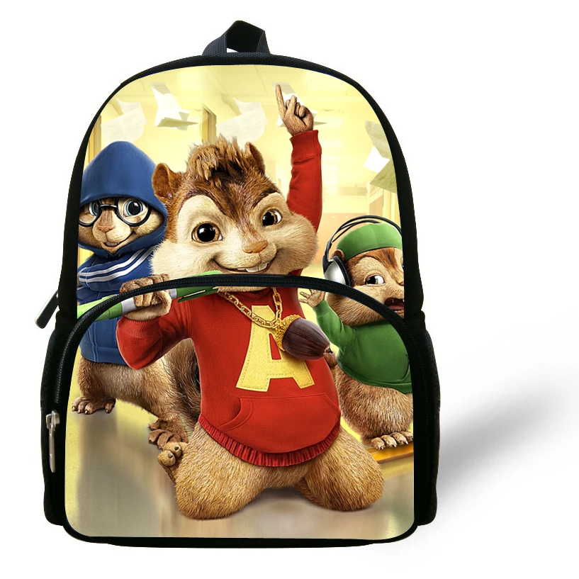 Bolso de dibujos animados para niños de 12 pulgadas Alvin y the Chipmunks,  Mochila Escolar Infantil para niños, Mini mochilas de escuela para  niñas|children cartoon bag|school bagsschool bags for - AliExpress