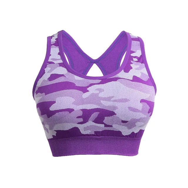 Buy Camouflage Women Fitness Sporting Bra Wire Free