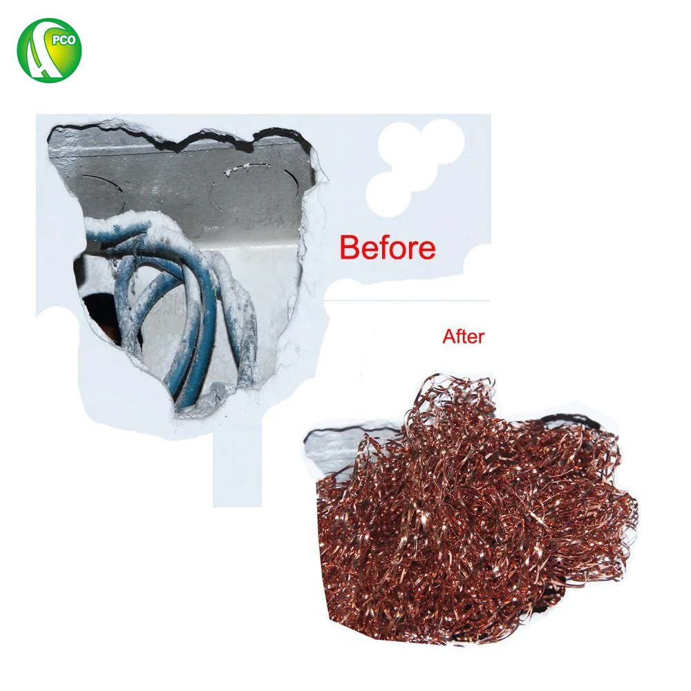 PCO Copper Mesh For Mouse Rat Rodent Control ,100%Copper,15 Meters (50ft)