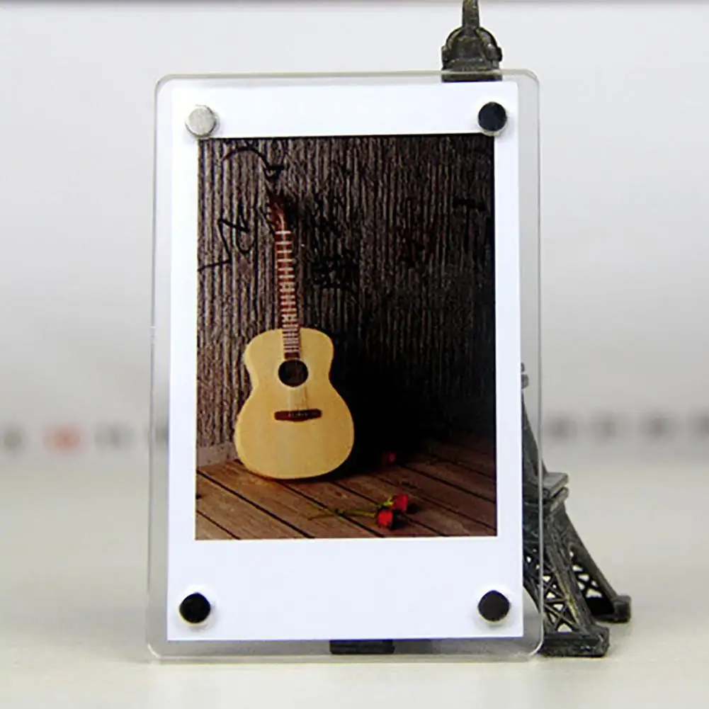 

CAIUL Refrigerator Magnet Stickers Creative Polaroid Mobile Phone Printer Photo Acrylic Frame Home Decroation Fridge Stickers