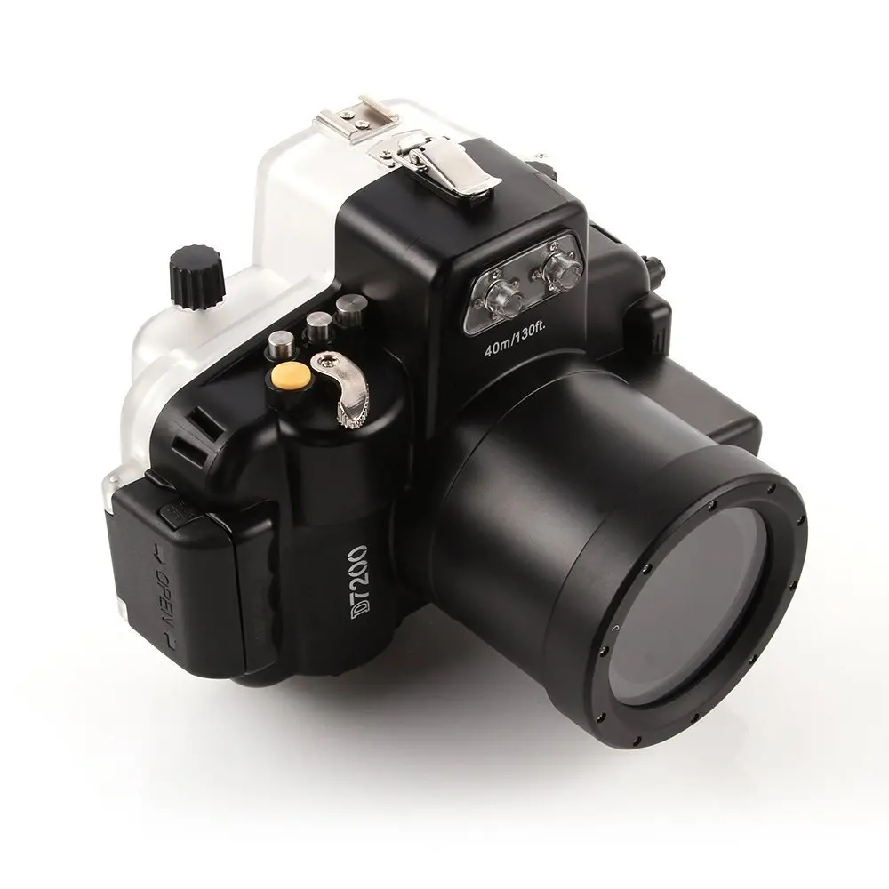 Seafrogs 40M Waterproof Diving Underwater Camera Housing Case for Nikon D7200 Camera 18-55mm